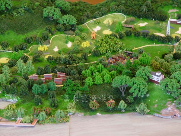 红星湖开发景观模型(图3)